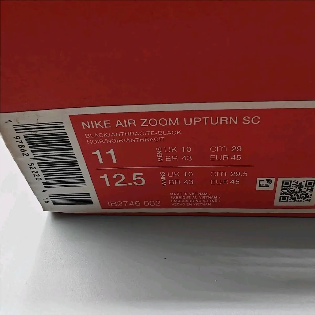 Nike shoes - Air Zoom Upturn Sc - Air Zoom Upturn - Ib2746002 - Black 9
