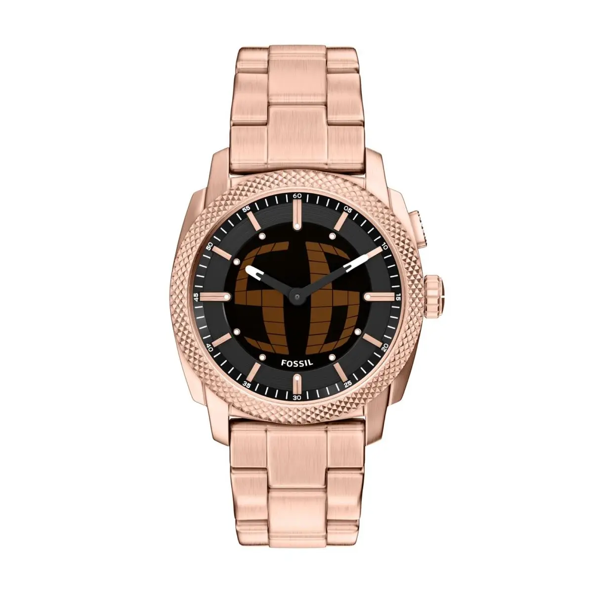 Fossil Men`s Machine Big Tic Rose Gold-tone Stainless 41MM Gold