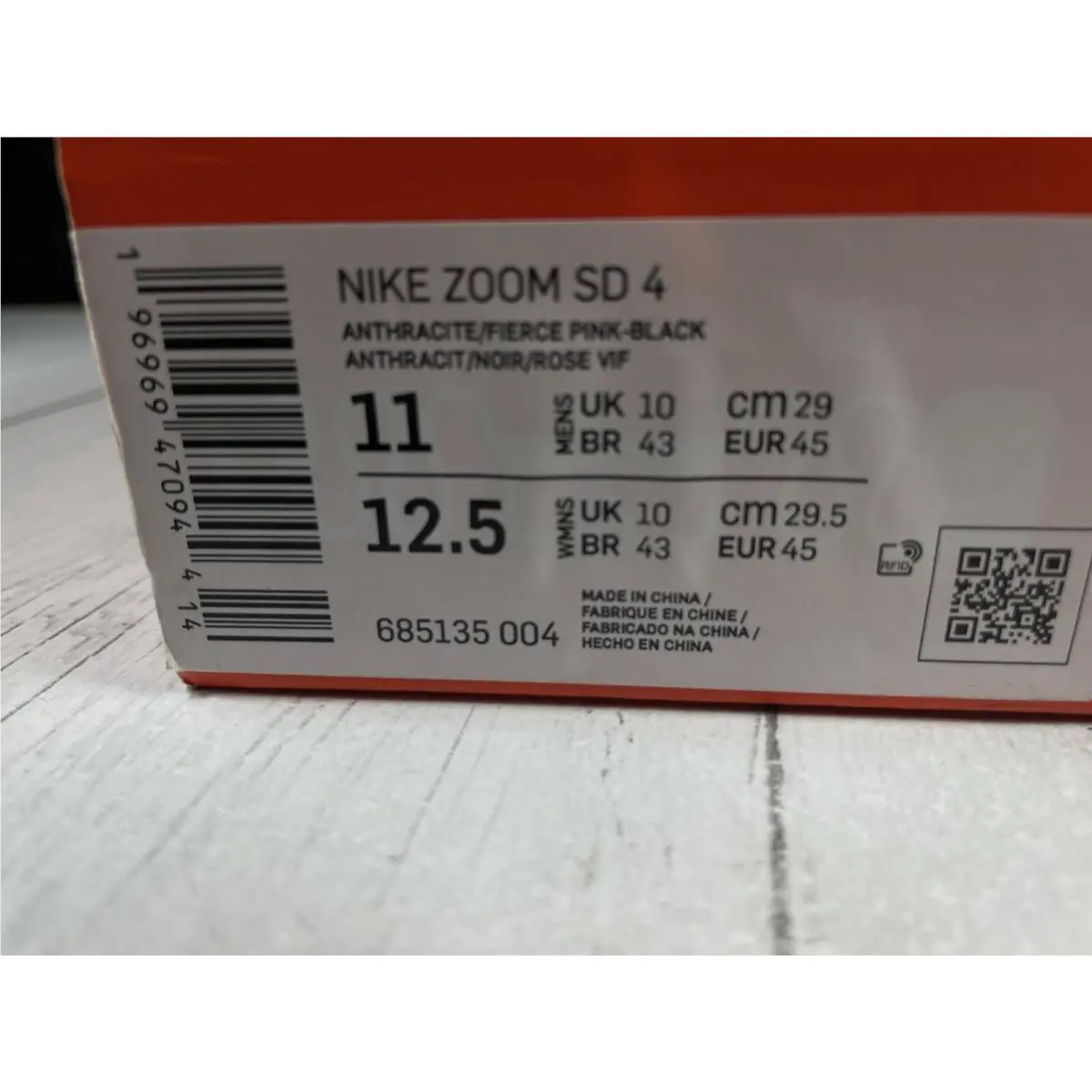 Nike shoes - Nike Zoom Rival - Zoom Rival - 685135-004 - Black (UPC: 0196969470944) 10