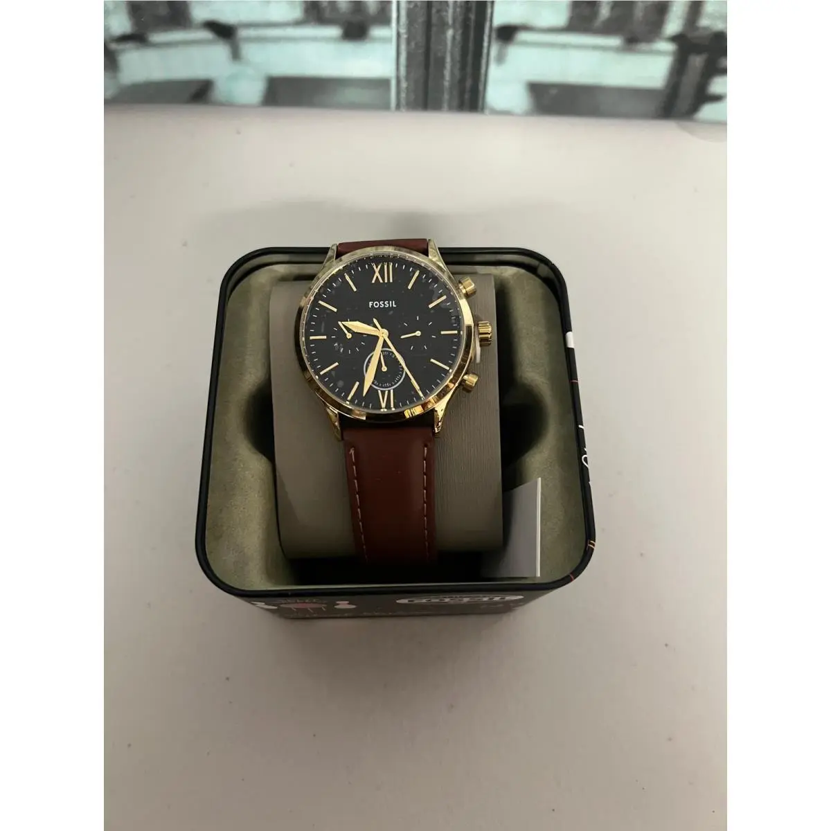 Fossil BQM2404 Fenmore Multifunction Brown Leather Watch