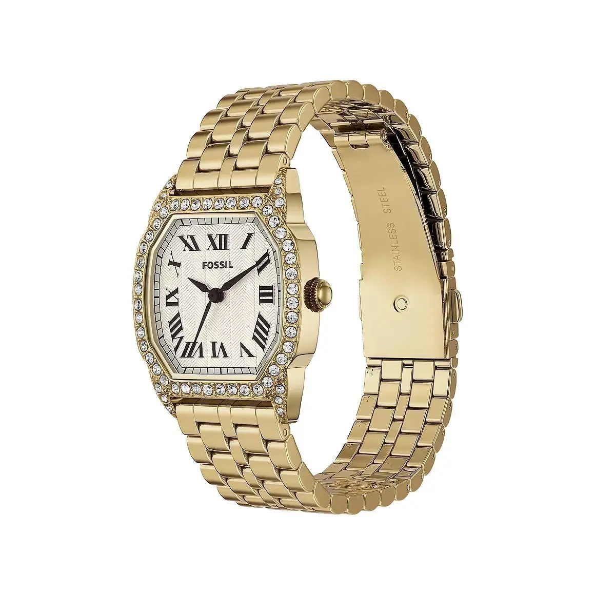 Fossil Harlow Quartz Crystal Silver Dial Ladies Watch ES5489