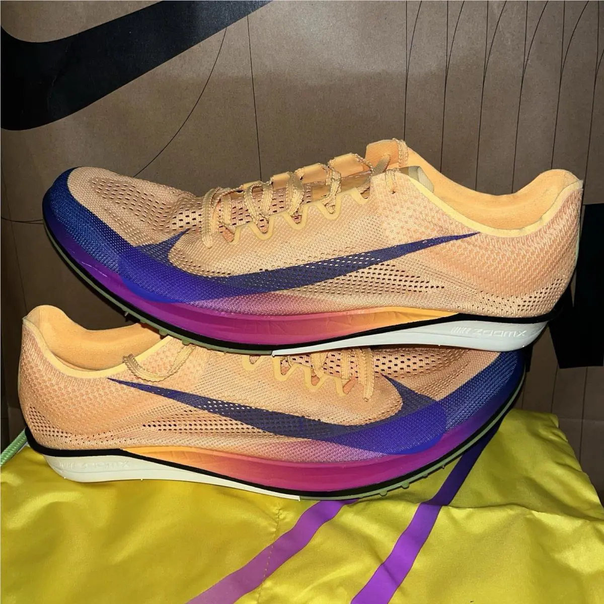 Nike shoes - Nike ZoomX Dragonfly 2 Elite - FZ9315 800 - Citron Pulse / Indigo Burst (UPC: 198485923379) 0