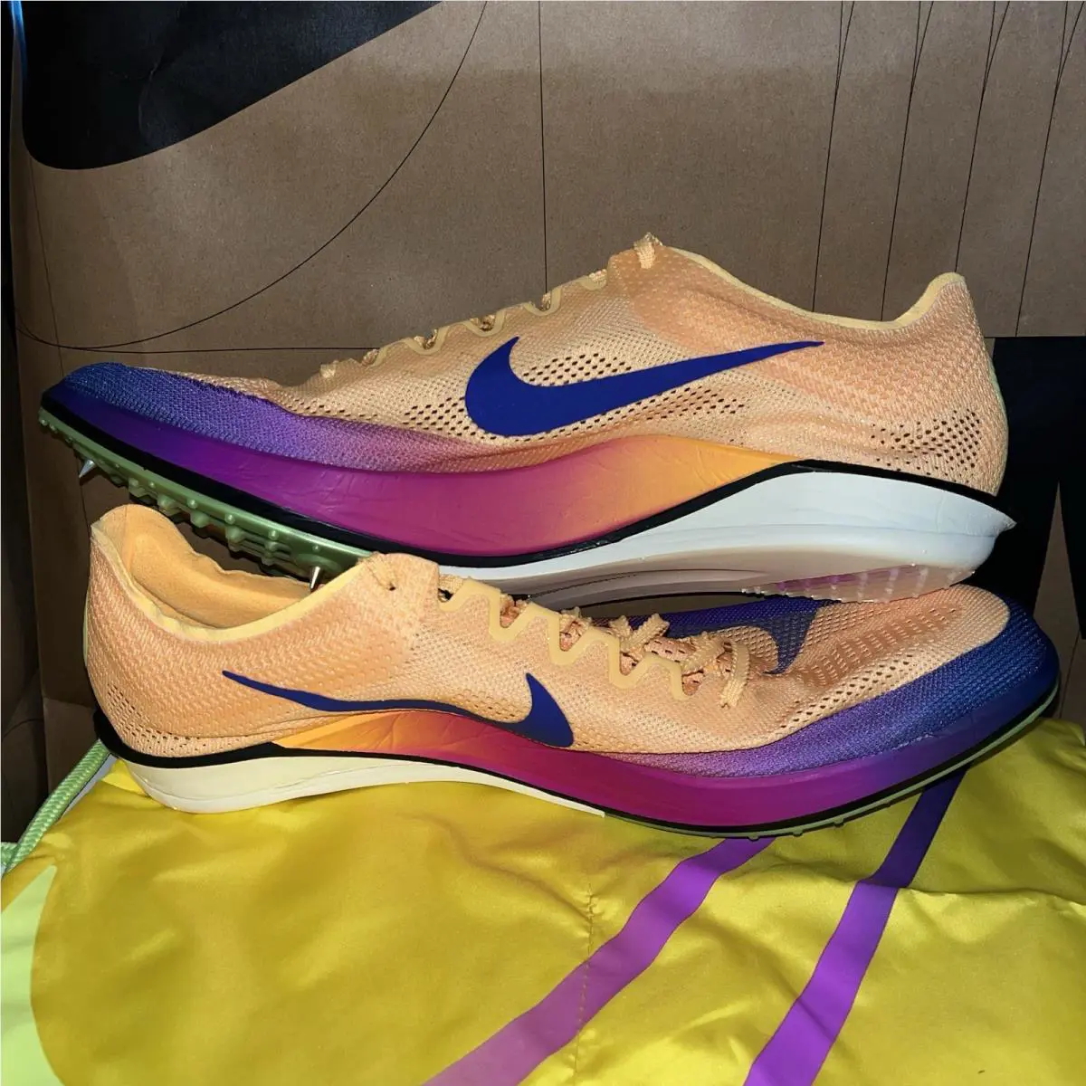 Nike shoes - Nike ZoomX Dragonfly 2 Elite - FZ9315 800 - Citron Pulse / Indigo Burst (UPC: 198485923379) 1