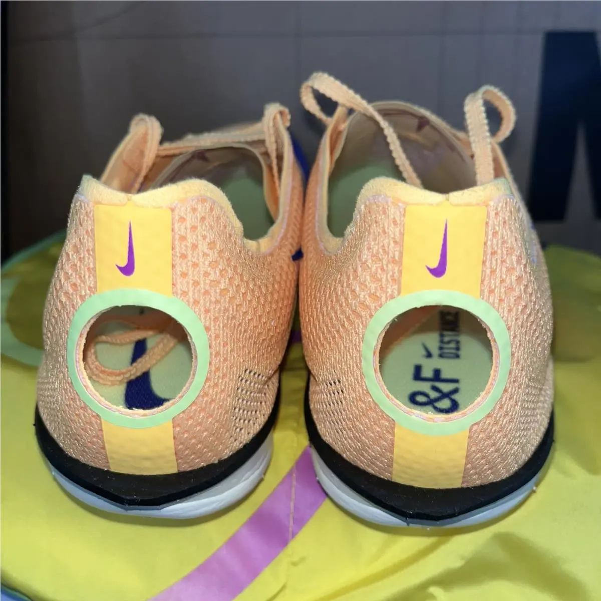 Nike shoes - Nike ZoomX Dragonfly 2 Elite - FZ9315 800 - Citron Pulse / Indigo Burst (UPC: 198485923379) 3