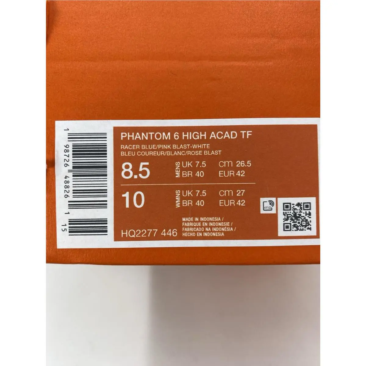 Nike shoes - Nike Phantom 6 - Phantom - HQ2277 446 - Racer Blue/Pink Blast-White (UPC: 198726488261) 8
