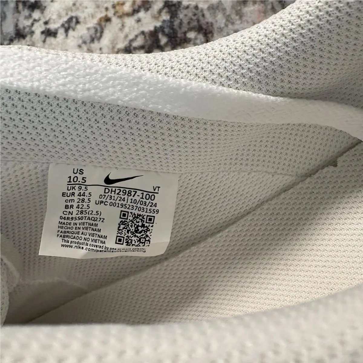 Nike shoes - Nike Court Vision - Court Vision - White (UPC: 0195237031559) 10