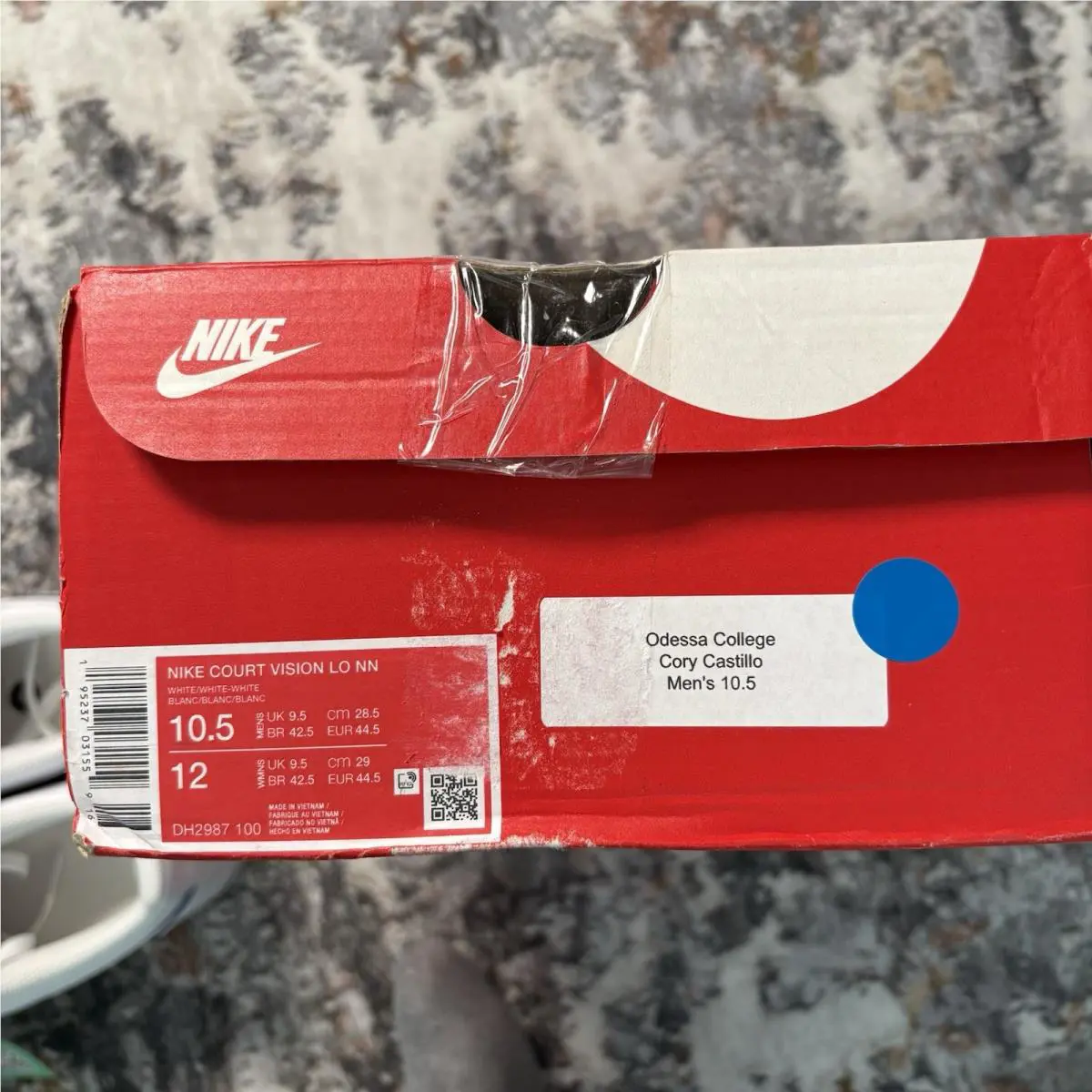 Nike shoes - Nike Court Vision - Court Vision - White (UPC: 0195237031559) 11
