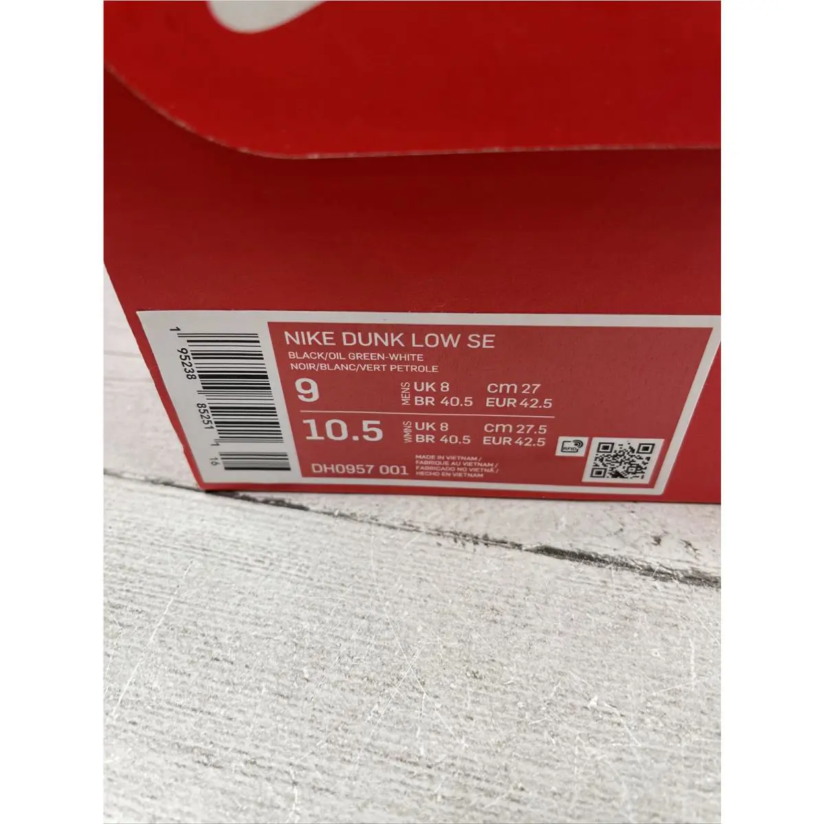 Nike shoes - Nike Dunk - Dunk - DH0957-001 - Black (UPC: 0195238852511) 10