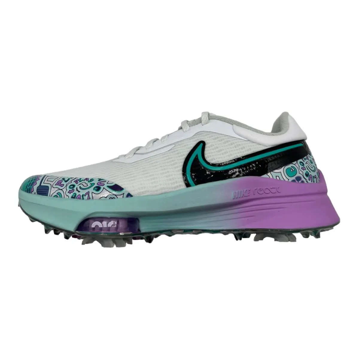 Nike Air Zoom Infinity Tour Next% Golf Nrg Play To Live FB3124-100 - Mens Size 9 - Multicolor