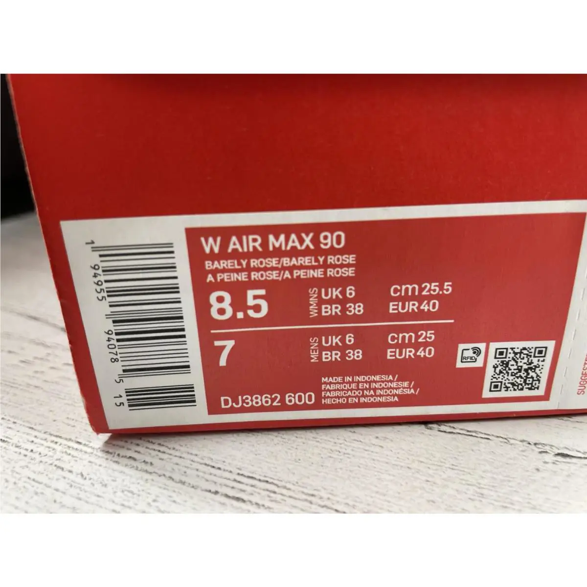Nike shoes - Nike Air Max 90 - Air Max - DJ3862-600 - Pink (UPC: 0194955940785) 10