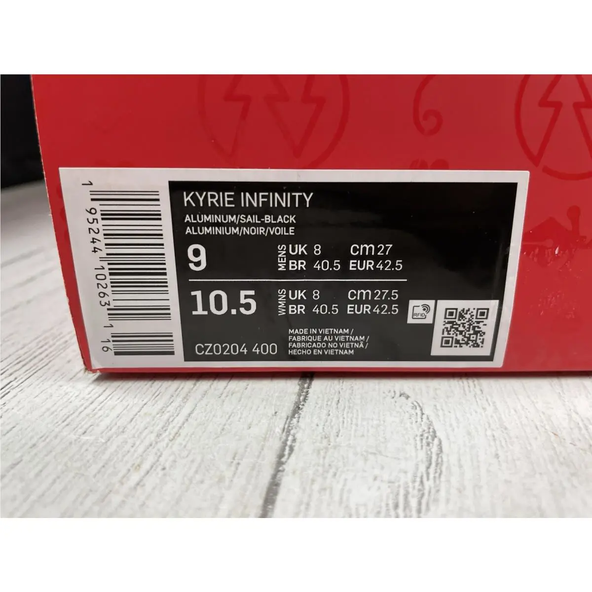 Nike shoes - Nike Kyrie Infinity - Kyrie Infinity - CZ0204-400 - Multicolor (UPC: 0195244102631) 10