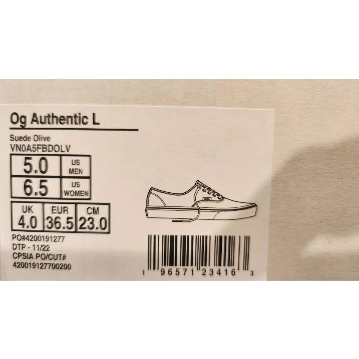 Vans shoes - VANS Vault - Vault - VN0A5FBDOLV - Green 22