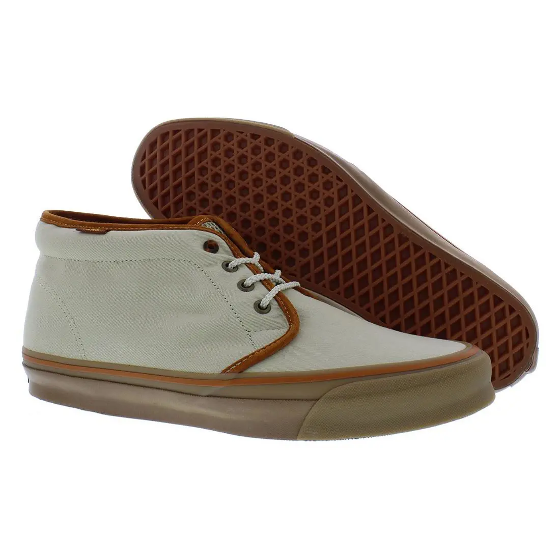 Vans Chukka LX Mens Shoes - Bodega Khaki/Gum, Main: Beige