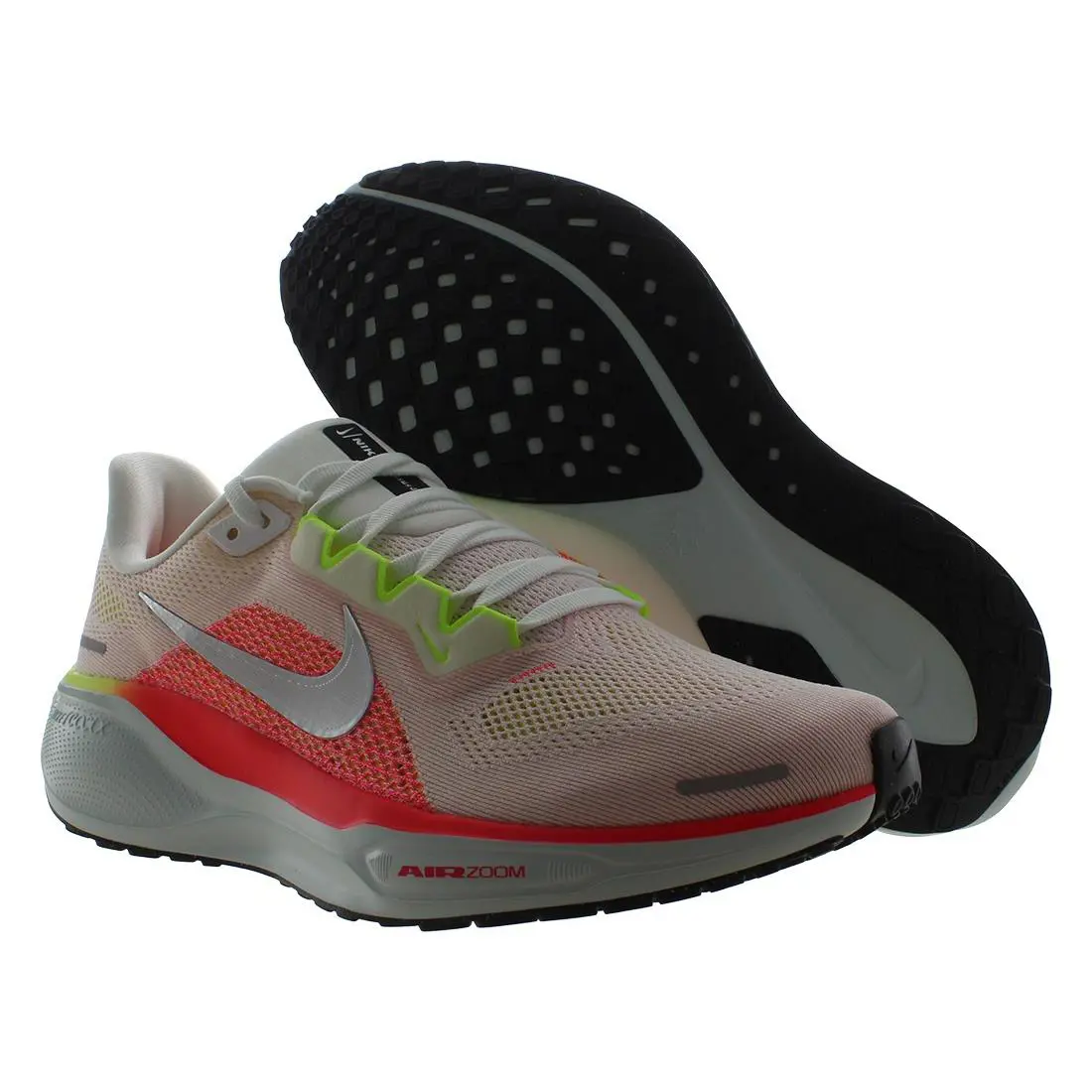 Nike Air Zoom Pegasus 41 Unisex Shoes Size 9.5 Color: Summit White/chrome - Summit White/Chrome, Main: Multi-Colored