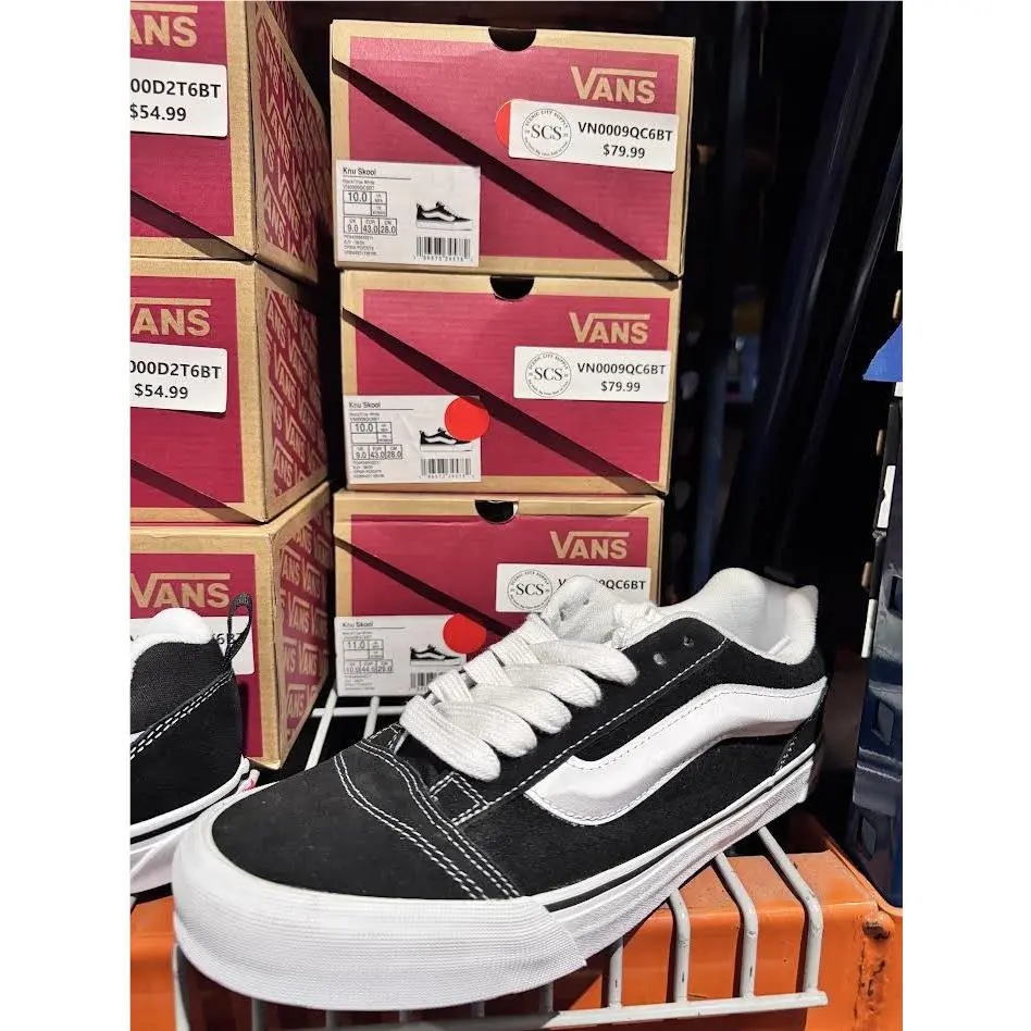 Vans shoes - Vans Knu Skool Black/True White – VN0009QC6BT 7
