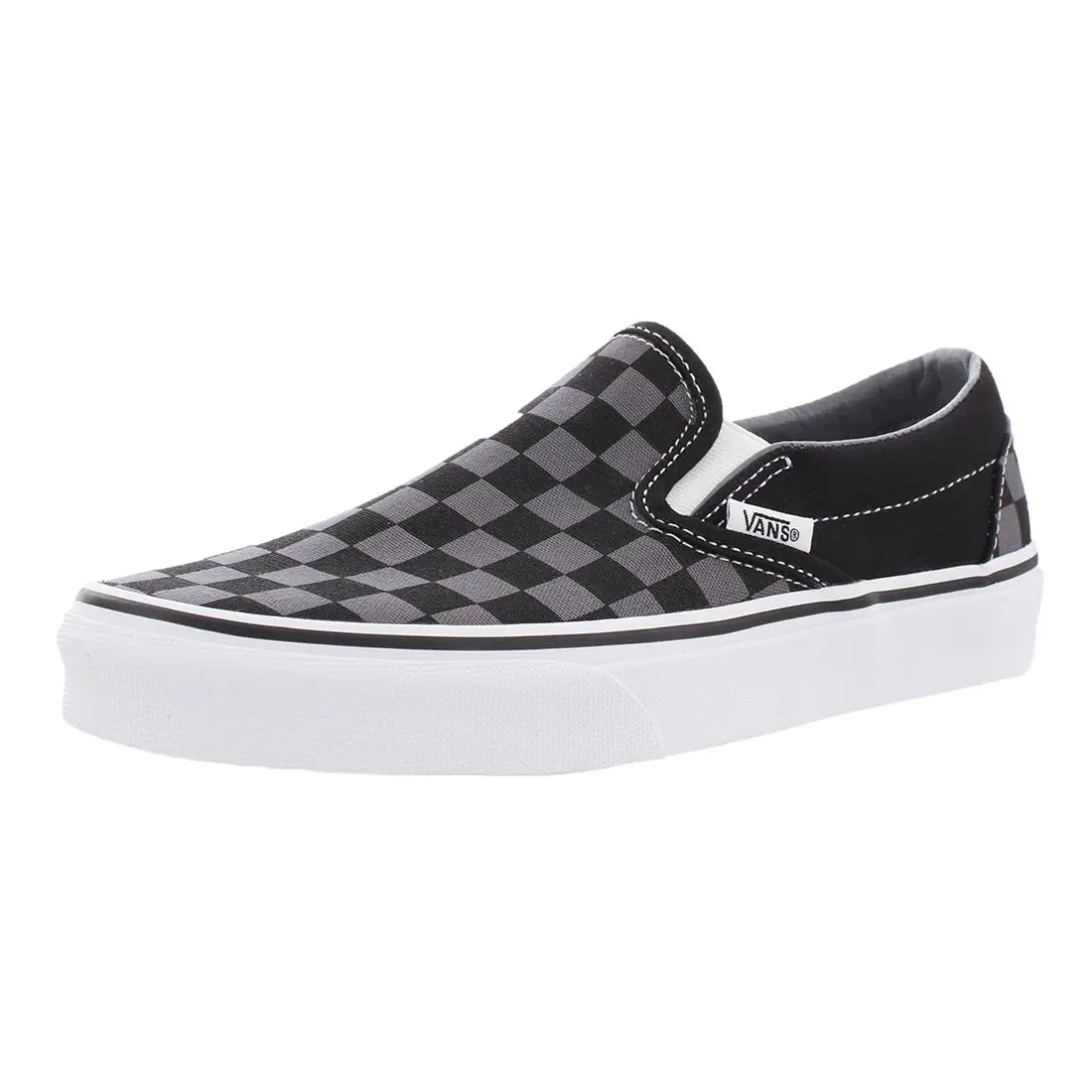 Vans shoes - Black/Pewter Checkerboard, Main: Black 2