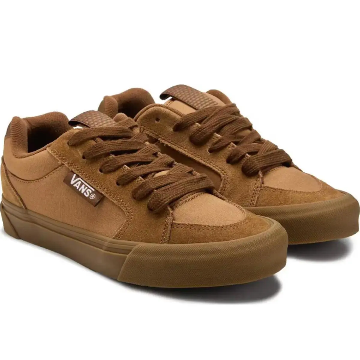 Vans Chukka Push Chipmunk Brown Casual Skater Shoes VN000CZWGWT Men Size 8.5 / 9 - Brown
