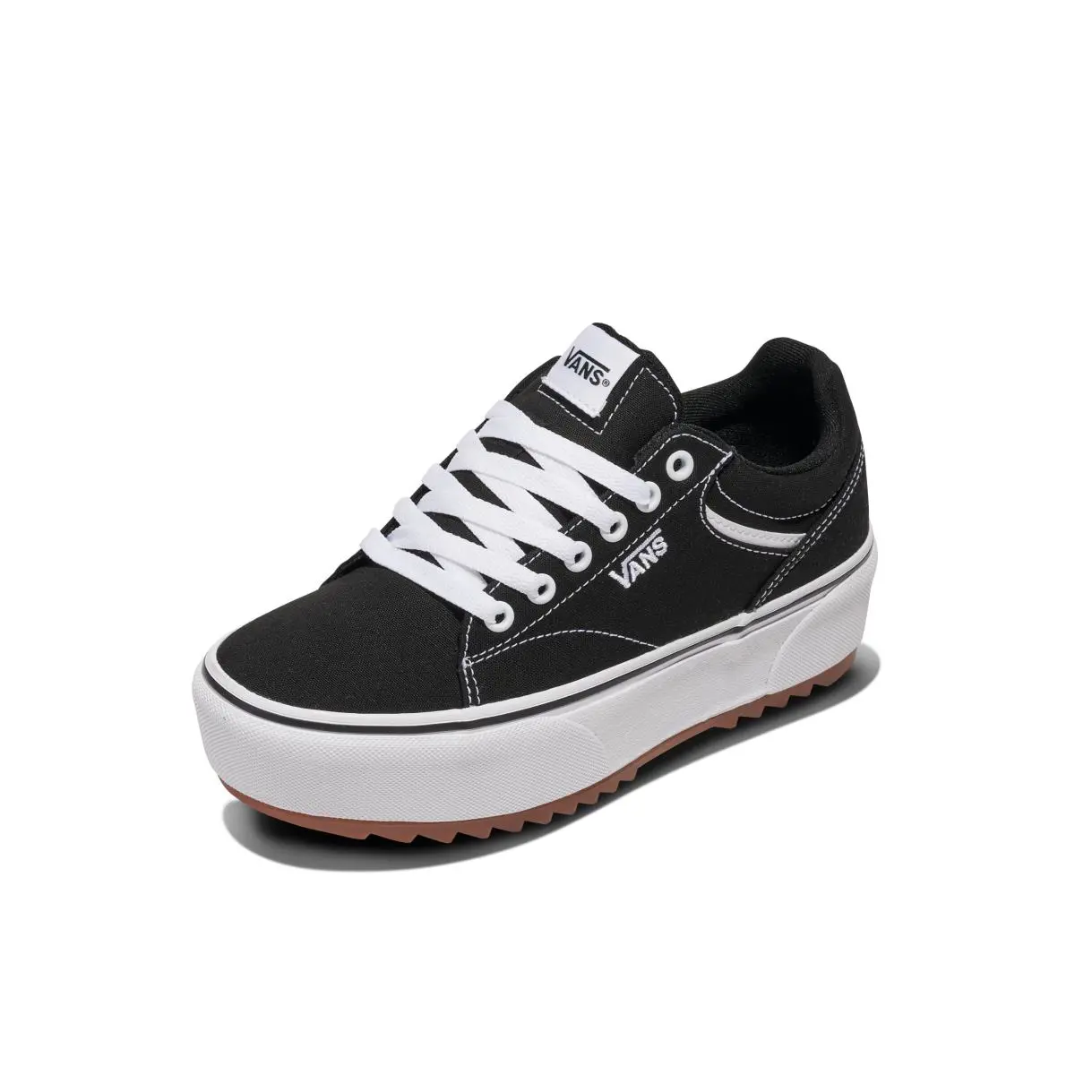 Vans Women`s Seldan Platform ST Shoe Retro Tennis Inspired Sneakers - canvas black