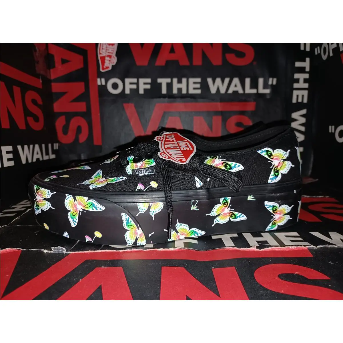 Vans shoes - VANS Authentic Platform - Authentic Platform - VN0A4BVO1OJ - Black, Manufacturer: Blackout 3
