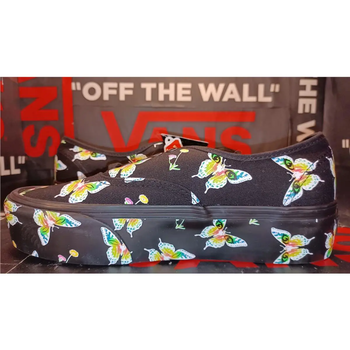 Vans shoes - VANS Authentic Platform - Authentic Platform - VN0A4BVO1OJ - Black, Manufacturer: Blackout 4