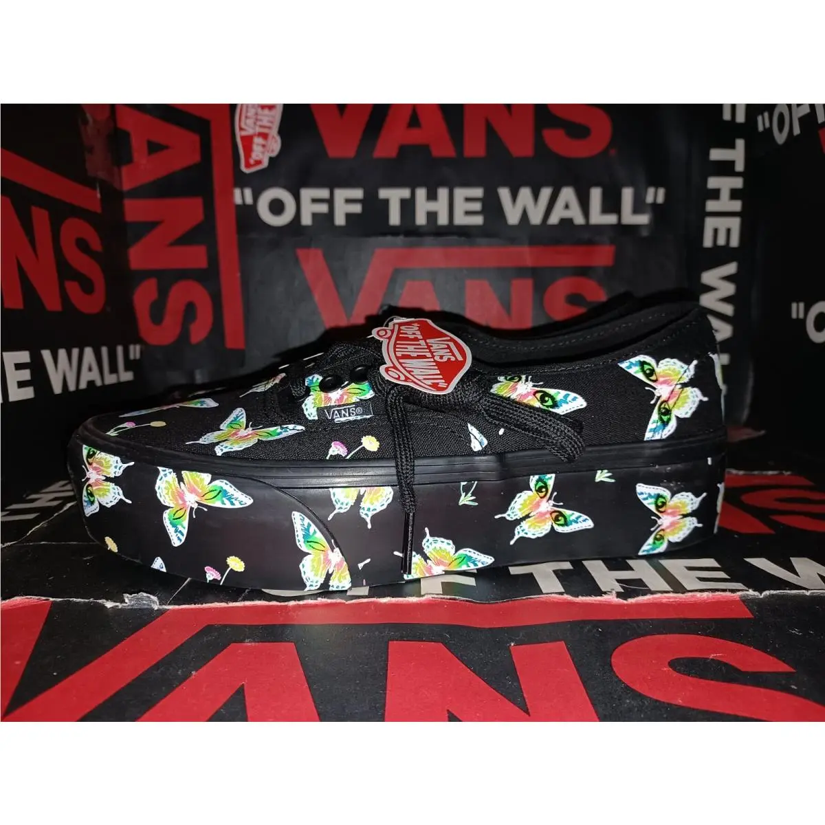 Vans shoes - VANS Authentic Platform - Authentic Platform - VN0A4BVO1OJ - Black, Manufacturer: Blackout 10