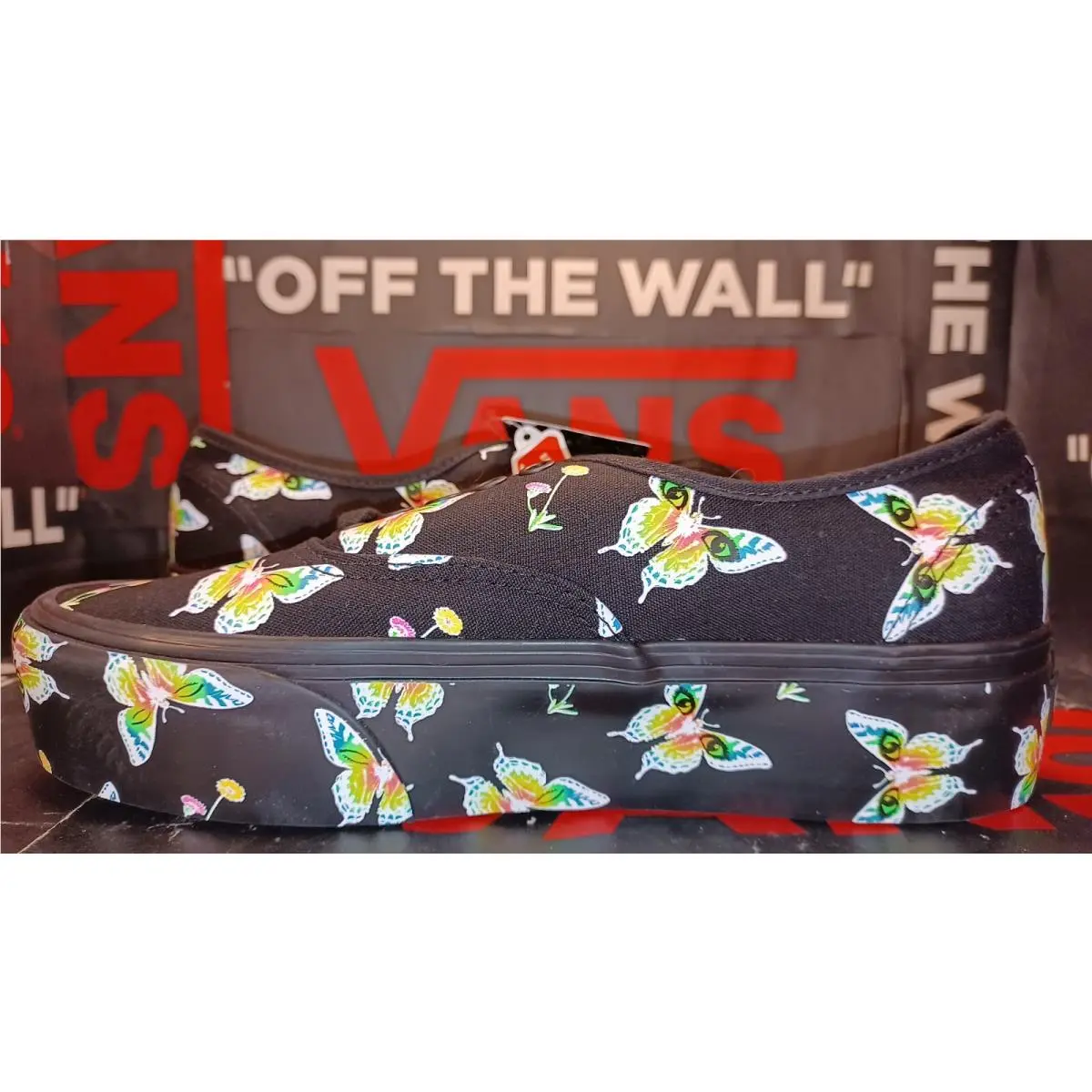 Vans shoes - VANS Authentic Platform - Authentic Platform - VN0A4BVO1OJ - Black, Manufacturer: Blackout 3