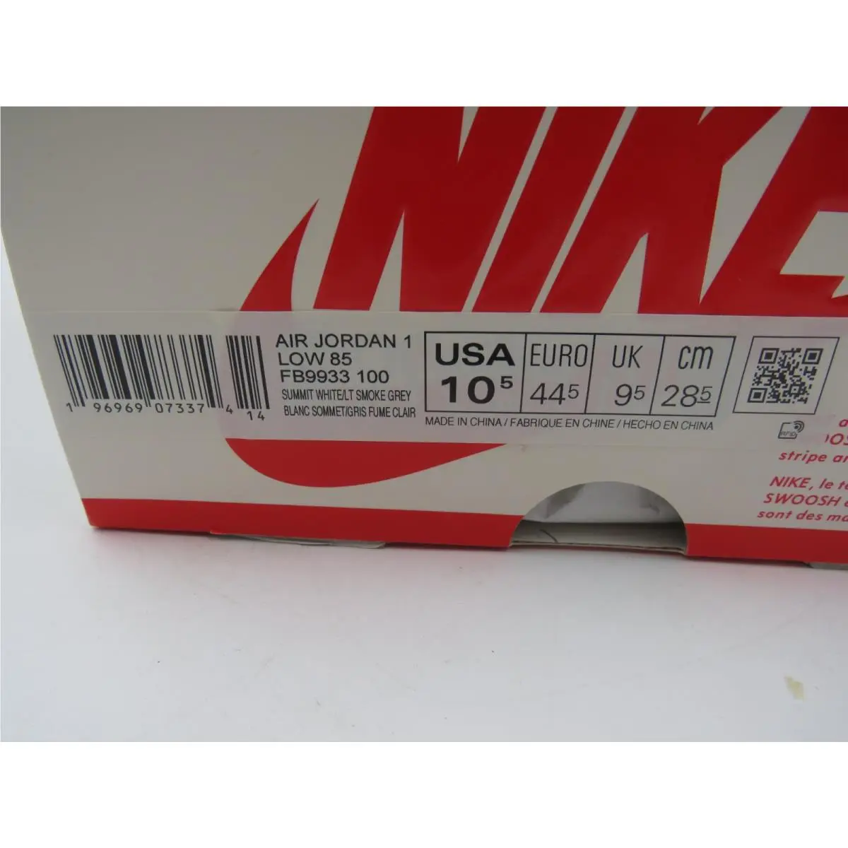 Nike shoes - Air Jordan 1 - Air - FB9933-100 - White 8