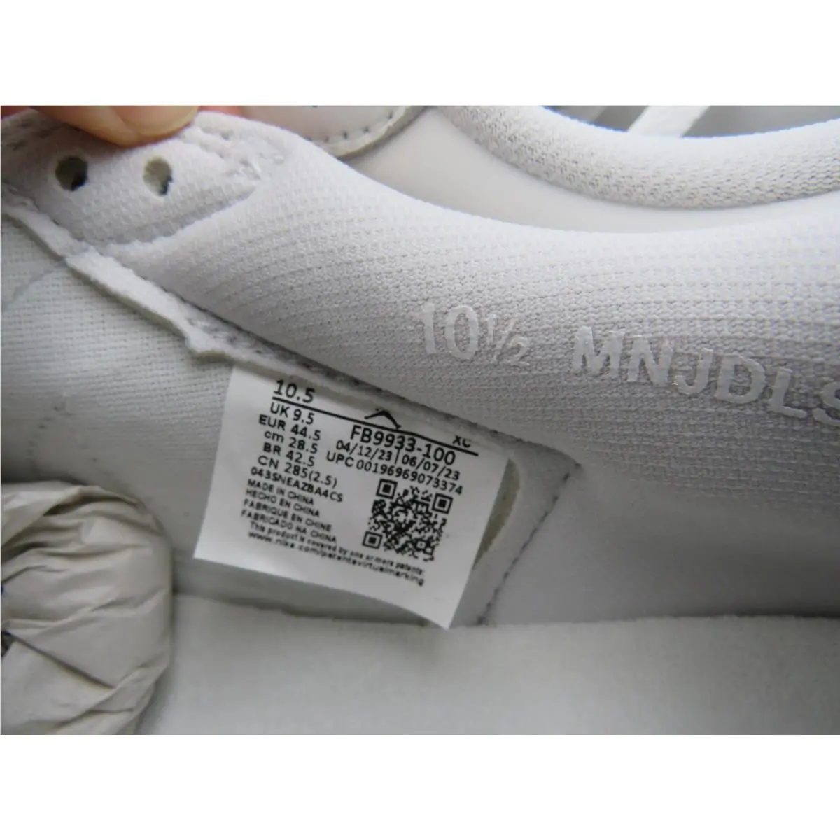 Nike shoes - Air Jordan 1 - Air - FB9933-100 - White 6