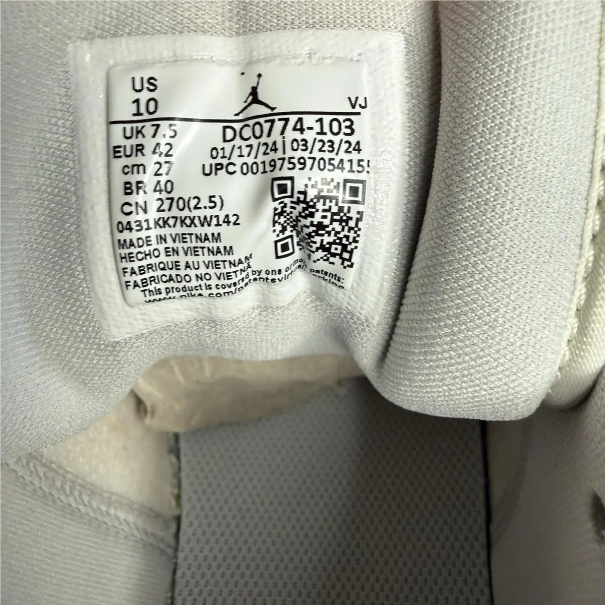 Nike shoes - Air Jordan 1 Low - Air Low - White 5