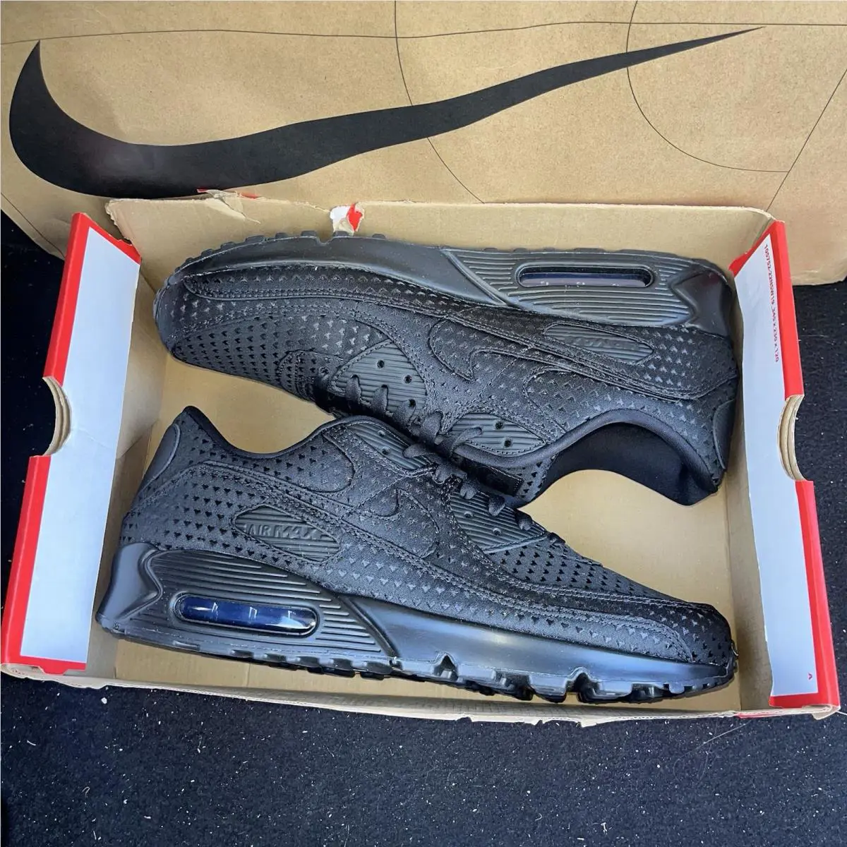 Nike shoes - Nike Air Max 90 - Air Max - IB6606-001 - Black 6