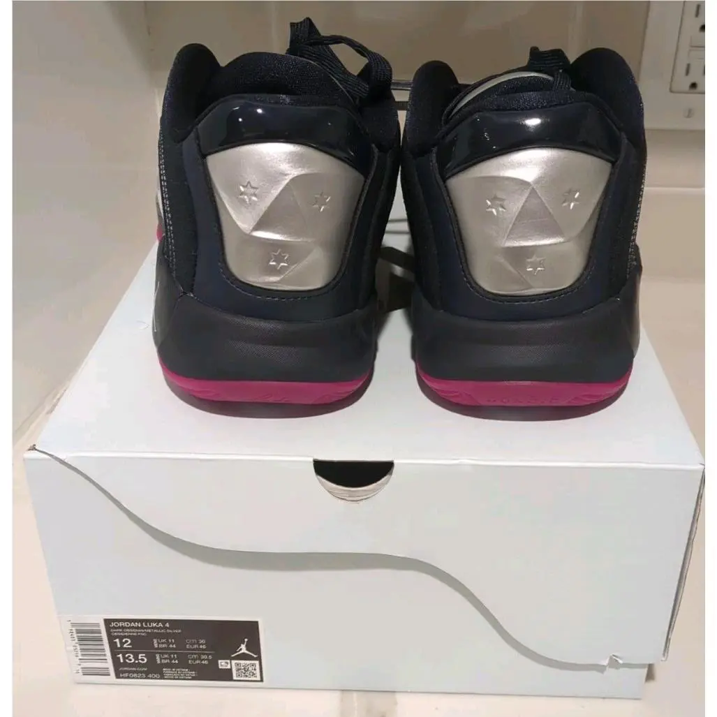 Nike shoes - Jordan Luka 4 - Luka - HF0823-400 - Dark Obsidian/Metallic Silver (UPC: 198483052569) 2