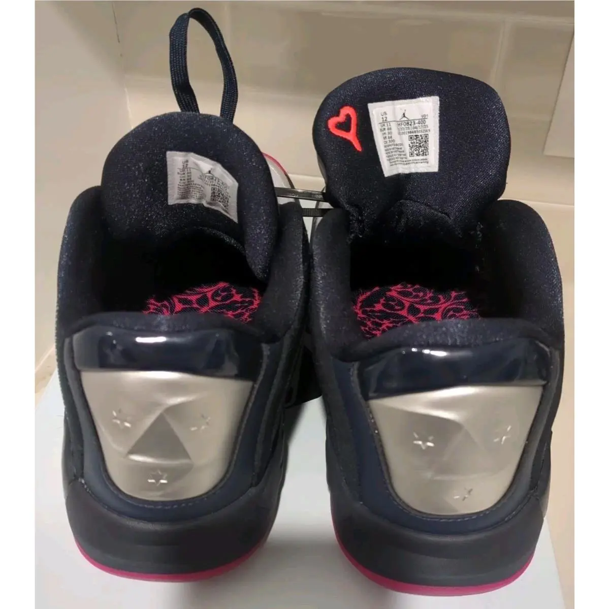 Nike shoes - Jordan Luka 4 - Luka - HF0823-400 - Dark Obsidian/Metallic Silver (UPC: 198483052569) 4
