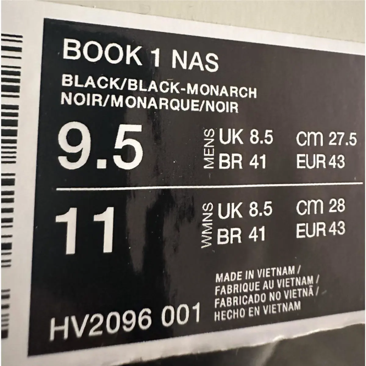 Nike shoes - Nike Book 1 - Book - IO9703-001 - Black-black monarch 4