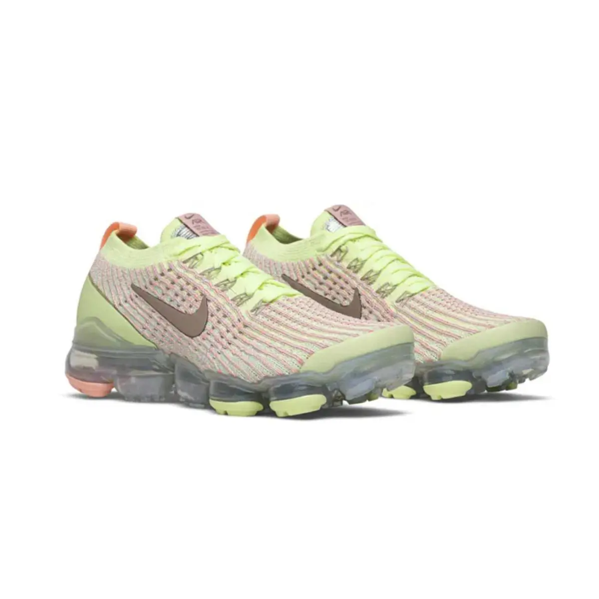 Size 6 - Nike Air Vapormax Flyknit 3 Barely Volt Pink Women`s AJ6910-700 - Multicolor