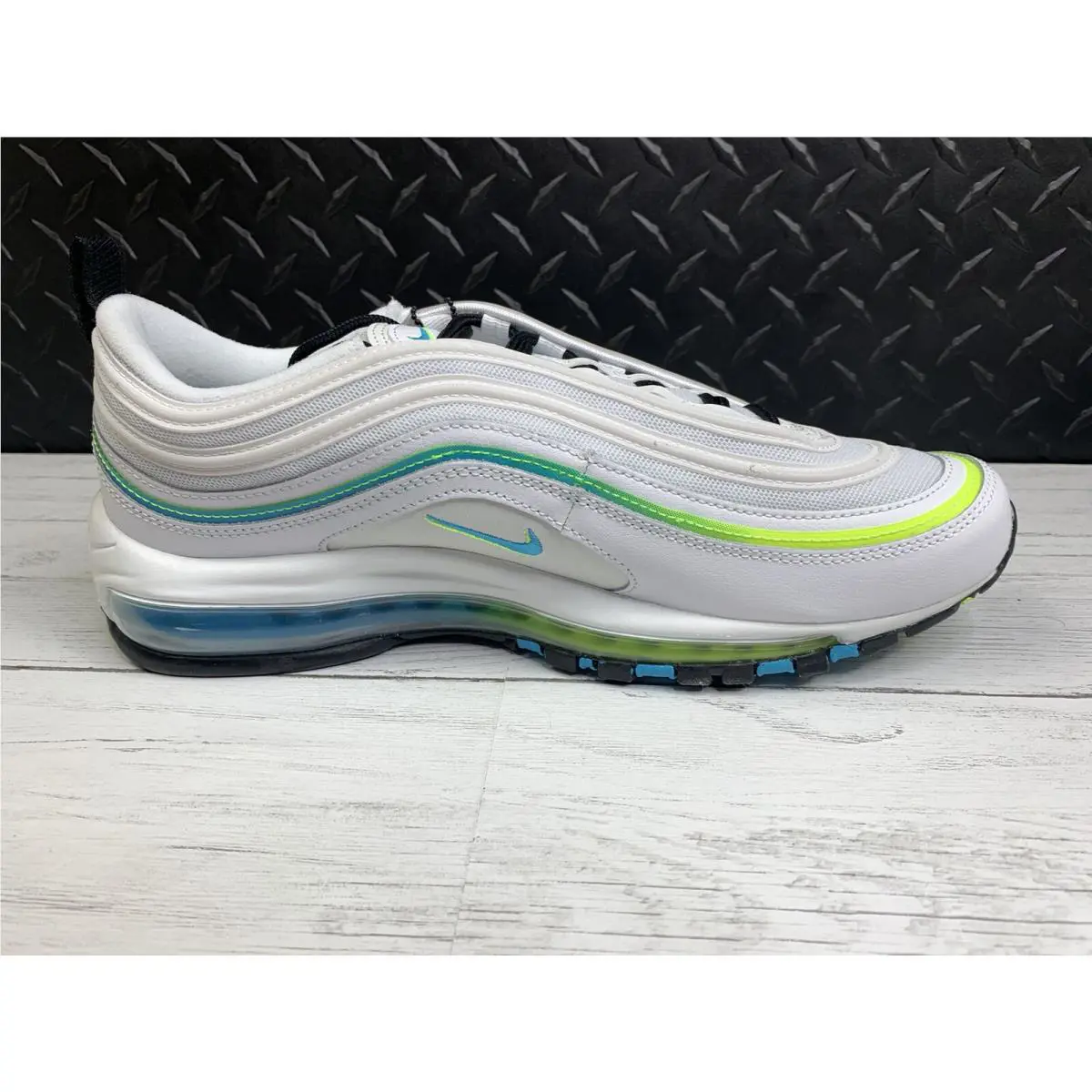 Nike shoes - Nike Air Max 97 - Air Max - CZ5607100 - Multicolor, Manufacturer: White/Blue Fury-Volt-Black 8