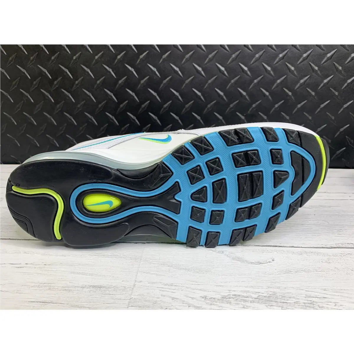Nike shoes - Nike Air Max 97 - Air Max - CZ5607100 - Multicolor, Manufacturer: White/Blue Fury-Volt-Black 9