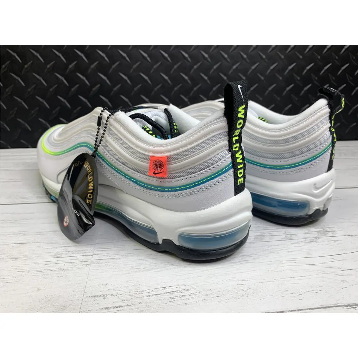 Nike shoes - Nike Air Max 97 - Air Max - CZ5607100 - Multicolor, Manufacturer: White/Blue Fury-Volt-Black 6