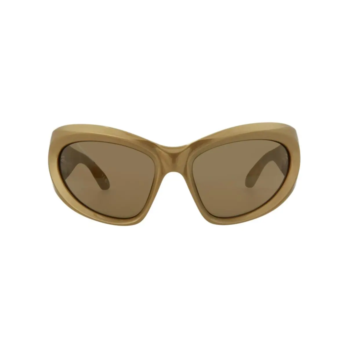 Balenciaga Womens` BB0228S Sunglasses Gold/gold/brown