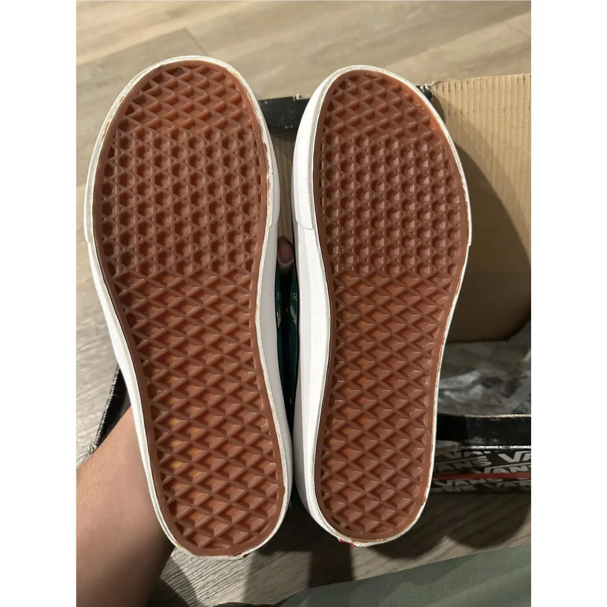 Vans shoes - VANS Authentic - Authentic - VN0Q0DD7M - Green, Manufacturer: Black/White 3