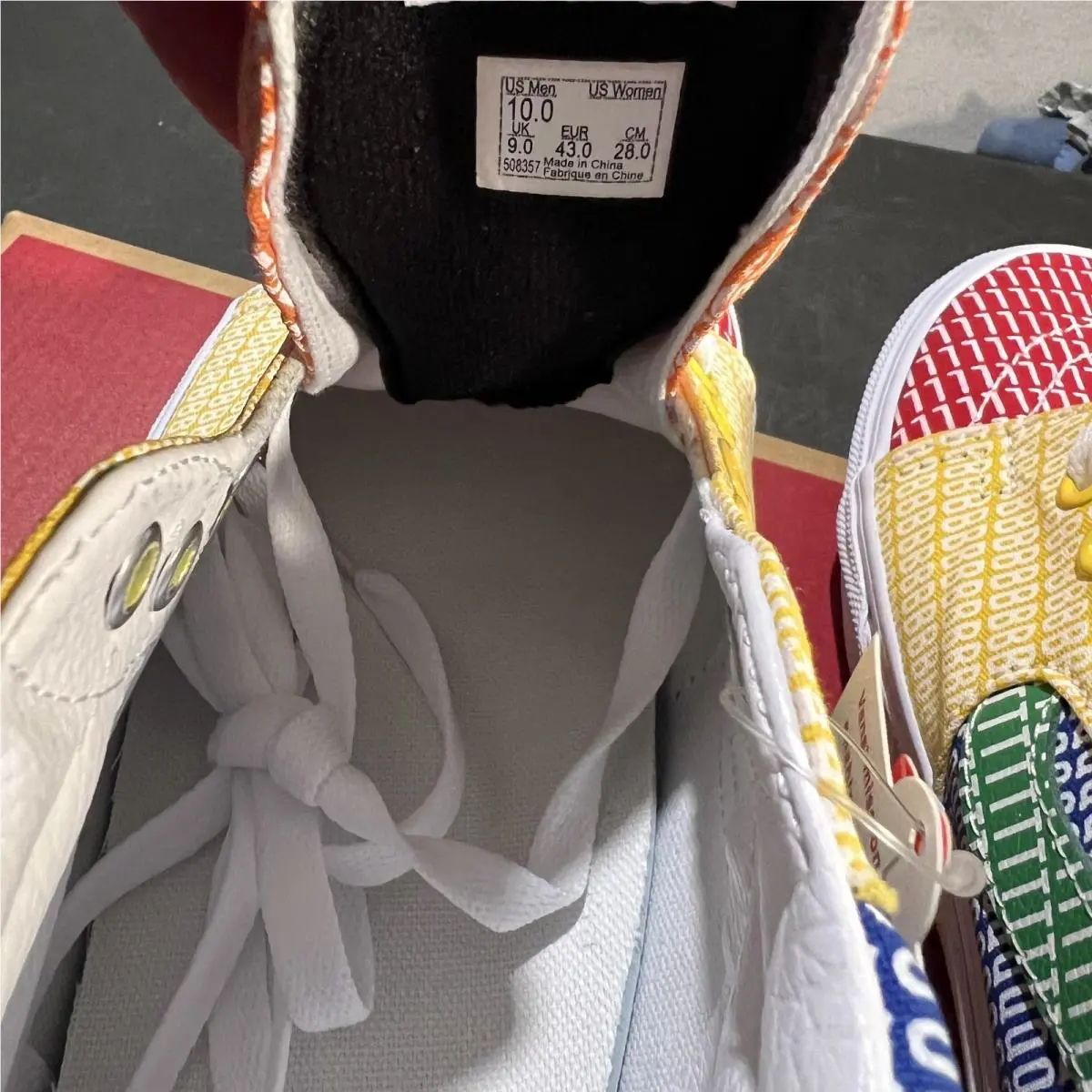 Vans shoes - Vans Sk8-Mid Pride Multi/True White - VN0A3WM3VSWU - Multicolor 7