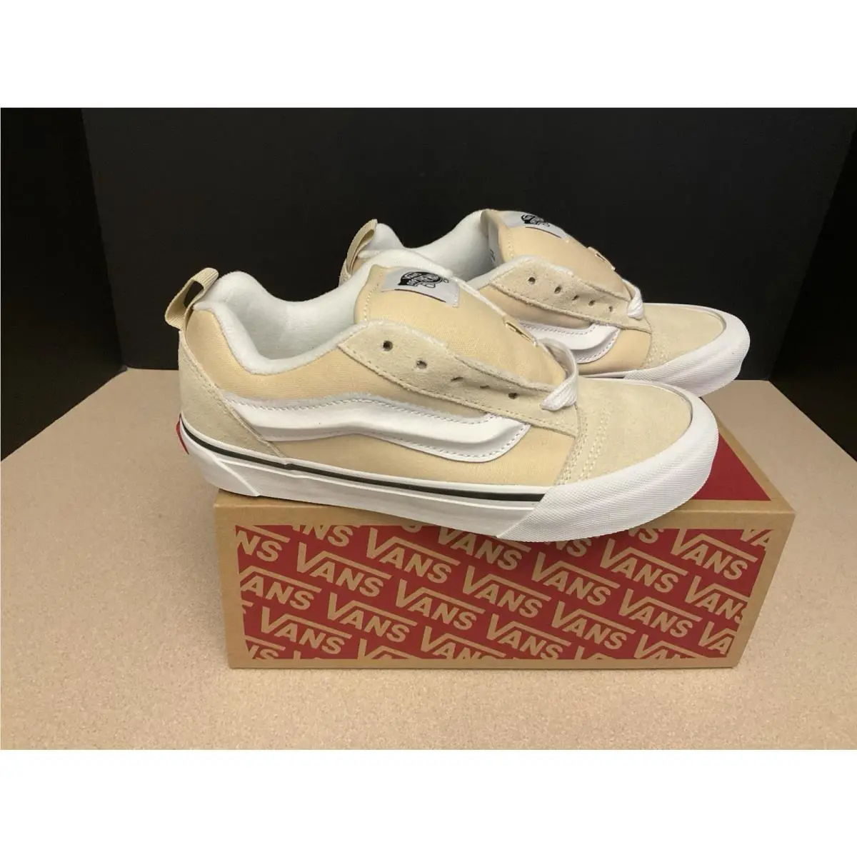 Womens Vans Knu Skool Theory Crème Brule Athletic Shoes. Size 6. Awesome
