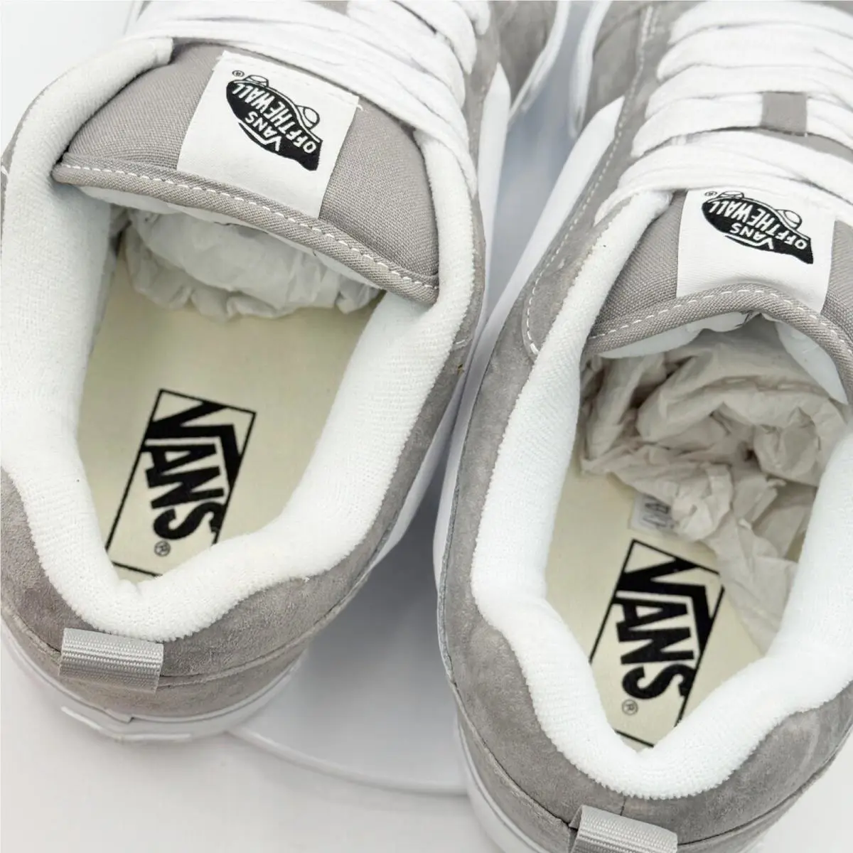 Vans shoes - VANS Knu Skool - Knu Skool - VN000D75GRY - Grey / White 1