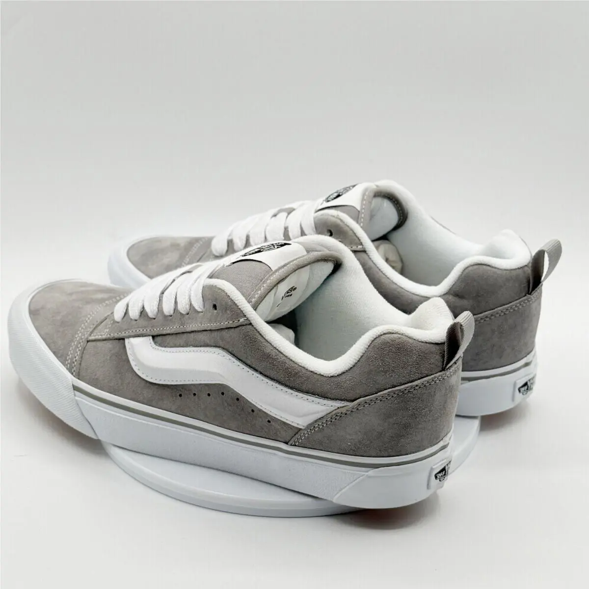 Vans shoes - VANS Knu Skool - Knu Skool - VN000D75GRY - Grey / White 6