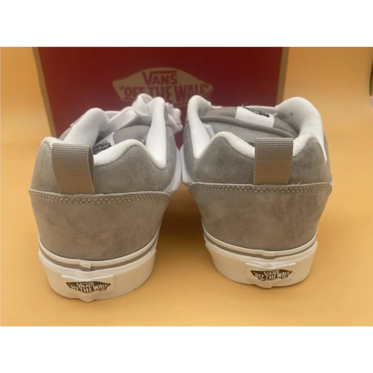 Vans shoes - VANS Knu Skool - Knu Skool - VN000D75GRY - Grey / White 1