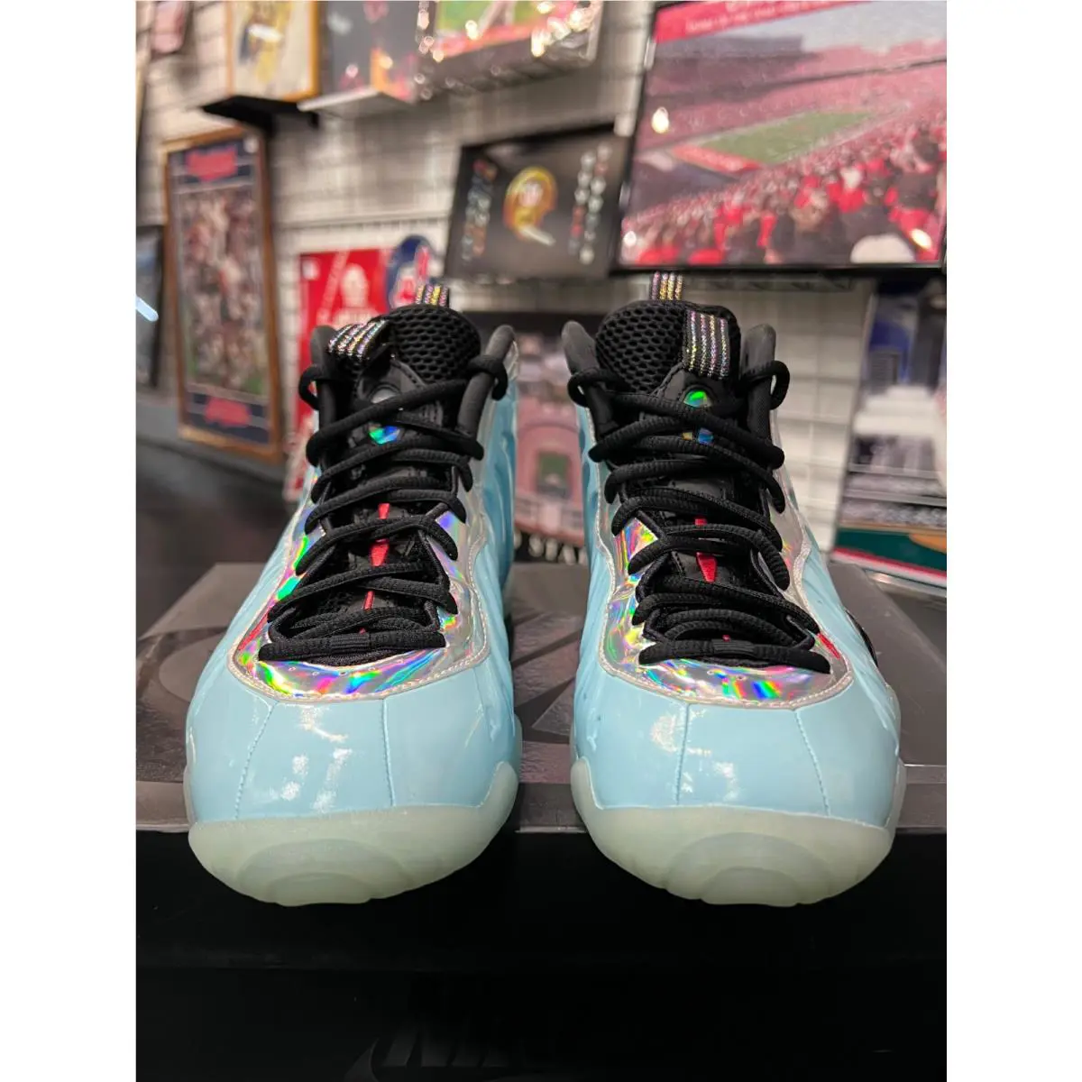 Nike shoes - Nike Little Posite - Little Posite - Blue 0