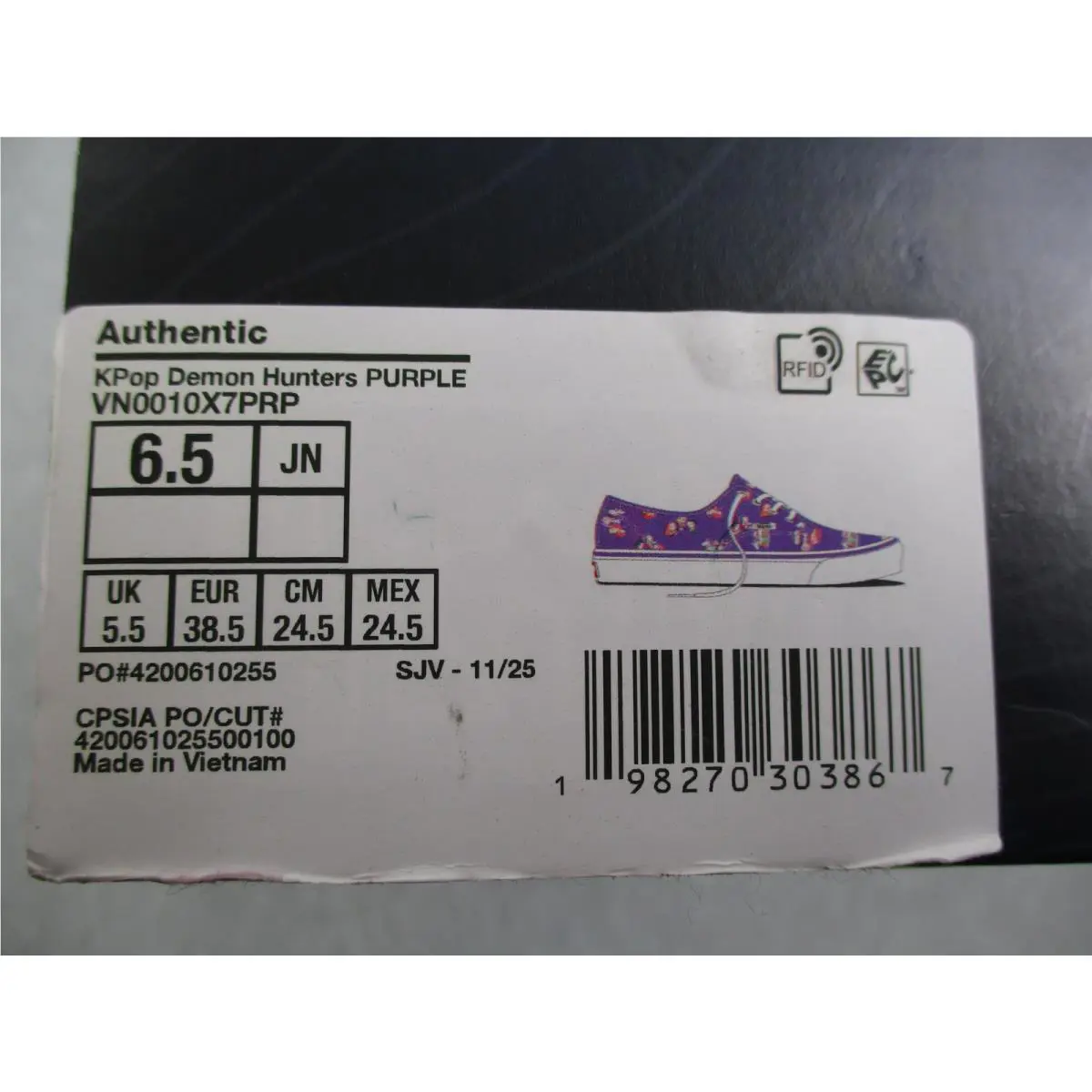 Vans shoes - VANS Authentic KPop Demon Hunters Purple - Purple 12