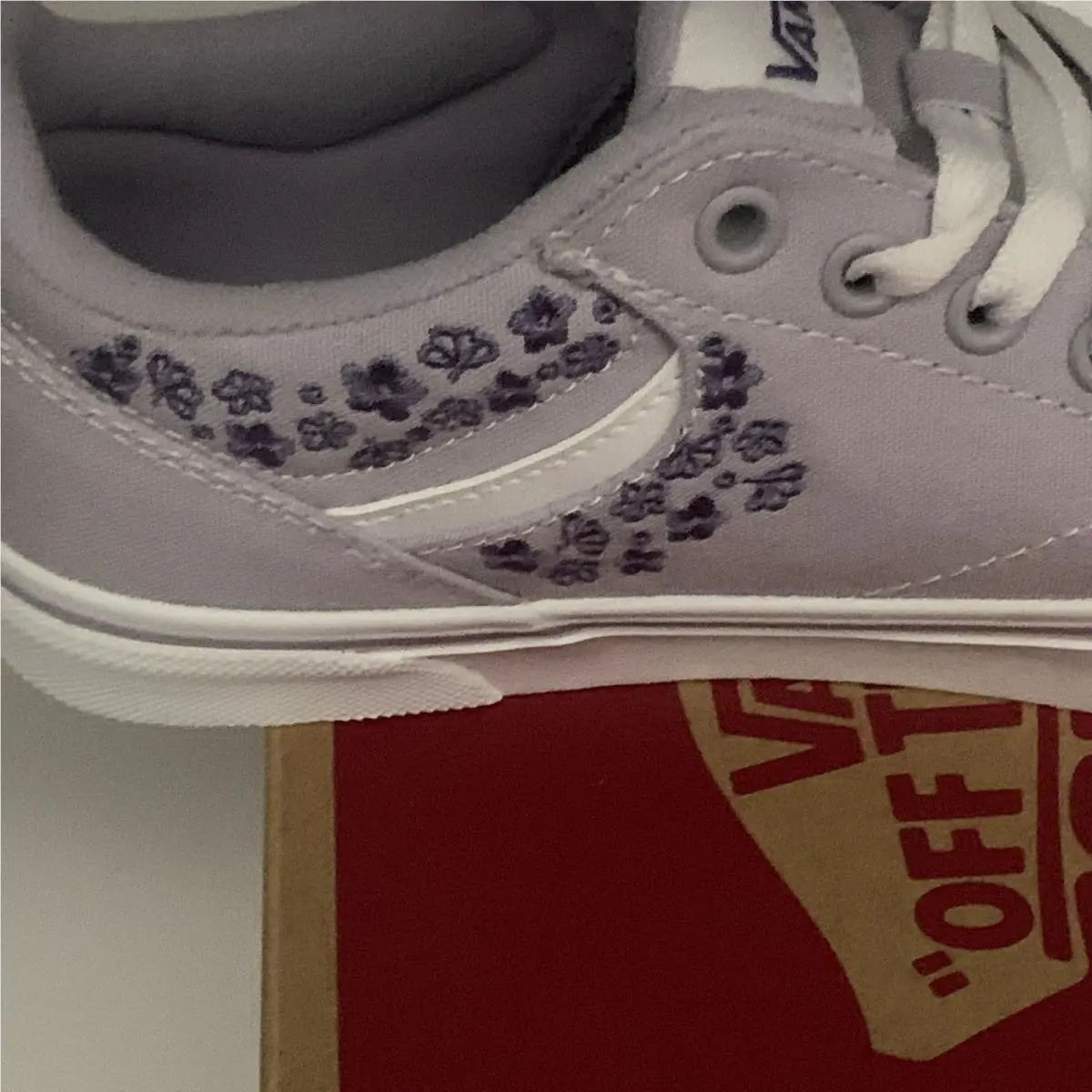 Vans shoes - Flowers - Flowers - Purple (UPC: 0197643298762) 4