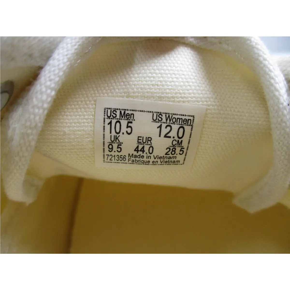 Vans shoes - Vans Lx Authentic 44 - Authentic - VN000EBNYB2 - White 8