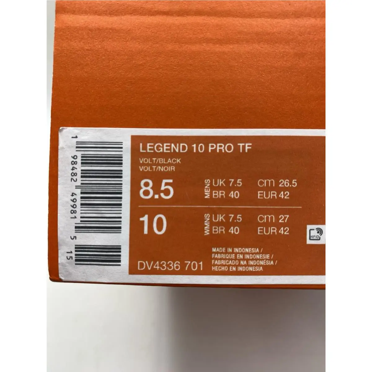 Nike shoes - Nike Legend - Legend - DV4336-701 - Volt/Black (UPC: 198482499815) 8