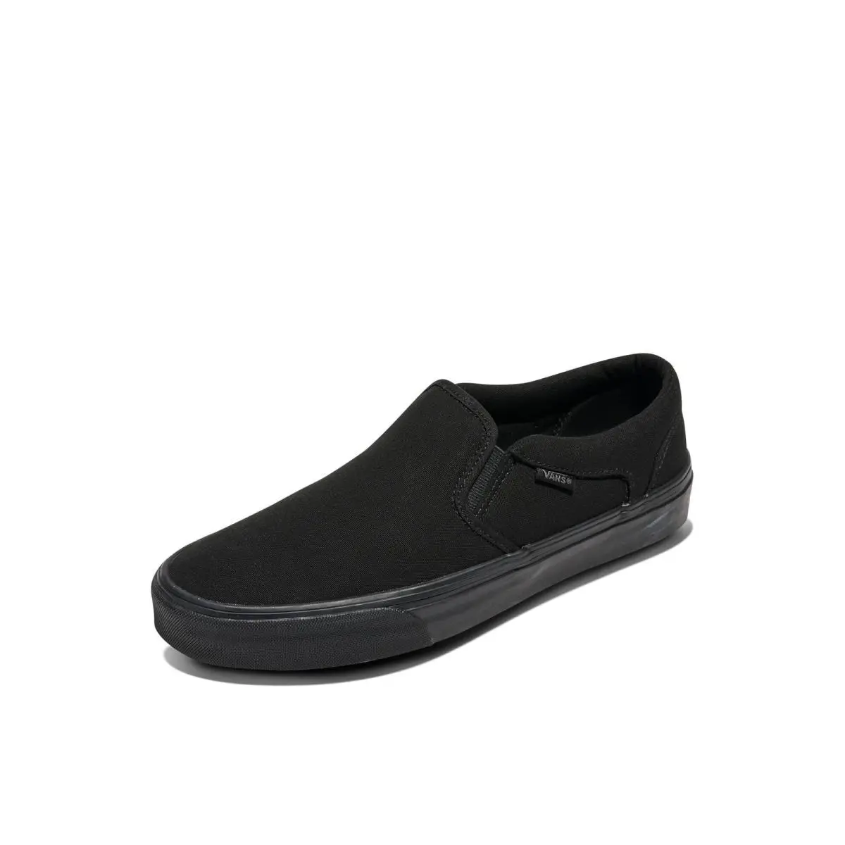 Vans Mens Asher Slip-on Shoe Comfortable Sneakers For Walking Fashion - Black/Black